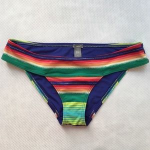Aerie Multicolor Striped Bikini Bottom